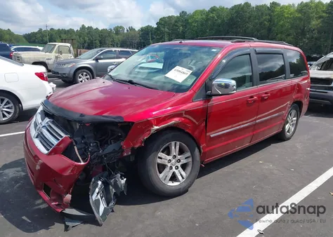 2008 Dodge Grand Caravan Sxt из США, поврежденный, VIN 2D8HN54X78R838246